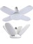 Beyaz Mini Pervane Katlanabilir LED Ampul E27 2000 Lümen 24W 1