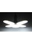 Beyaz Mini Pervane Katlanabilir LED Ampul E27 2000 Lümen 24W 3