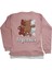Kız Çocuk Çift Taraf Ayıcık Desenli Sweatshirt 2