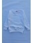 Unisex Beyaz Basic Içi Polarlı Örme Kalın Sweatshirt 1