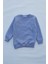 Unisex Gri Basic Içi Polarlı Örme Kalın Sweatshirt 1