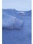 Unisex Gri Basic Içi Polarlı Örme Kalın Sweatshirt 3