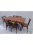 Kütük Masa Sandalye Takımı 160X85.CM 1