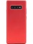 Samsung Galaxy S10 Plus Kılıf Premier Silikon Esnek Koruma+Nano Glass Kırmızı 1