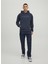 Kapüşon Yaka Koyu Lacivert Erkek Sweatshirt 12216573_JORSLOPE Fleece Sweat Hood 1