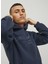 Kapüşon Yaka Koyu Lacivert Erkek Sweatshirt 12216573_JORSLOPE Fleece Sweat Hood 2