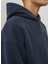 Kapüşon Yaka Koyu Lacivert Erkek Sweatshirt 12216573_JORSLOPE Fleece Sweat Hood 4