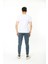 %100 Pamuk Basic T-Shirt (Rahat Giyim) - Erkek - Beyaz 2