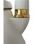 Beyaz Gold Banyo Lavabo Bataryası Musluğu Çeşmesi Oynar Borulu Çift Su Girişli 3