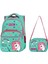Şirin Unicorn Turkuaz İlk Okul Çantası ve Beslenme Çantası - PBW8900 1
