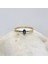 Altın Yüzük - 0,40CT Safir Tektaş Altın Yüzük-Safir Tektaş Kadın Altın Yüzük-14 Ayar Altın Yüzük-Tasarım Yüzük 2