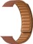 Apple Watch Se 2 2022 40MM Kordon Deri Mıknatıslı Gizli Mıknatıslı Krd 34 Kahverengi Koyu 1