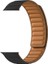 Apple Watch Se 2 2022 44MM Kordon Deri Mıknatıslı Gizli Mıknatıslı Krd 34 Siyah 1