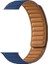Apple Watch Se 2 2022 40MM Kordon Deri Mıknatıslı Gizli Mıknatıslı Krd 34 Lacivert 1