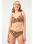 Kaplı Göğüs Şekillendirici Bikini Takımı 1047ESBK Leopar 5