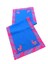 Pembe Zebra Desenli Lacivert Keten Dekoratif Runner ( 1 Adet ) 2
