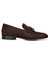 Kahverengi Klasik Loafer Kösele Erkek Ayakkabı -9858- 1