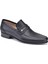 Siyah Klasik Loafer Kösele Erkek Ayakkabı -7009- 2