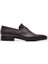 Kahverengi Klasik Loafer Kösele Erkek Ayakkabı -7000- 1