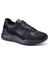 Süet Siyah Deri Sneaker -10847- 2