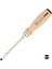 Ağaç Saplı Somunlu Düz Tornavida 5.5x100mm (335 Serisi) 1