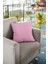 4'lü 43 x 43 cm Pembe Tay Tüyü Döşemelik Premium Kumaş Dekoratif Çift Taraflı Kırlent Kılıfı KRL014 2