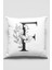 43 x 43 cm Premium Kumaş Tay Tüyü Döşemelik Dekoratif Çift Taraflı F Harfli Kırlent Kılıfı KRL506 1