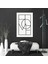 Içiçe Geçmiş Home Yazısı Ev Tipografik Modern Minimal Kanvas Tablo 1