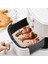 Buffer® 100 Adet Air Fryer Pişirme Kağıdı Tek Kullanımlık Hava Fritöz Yağ Geçirmez Yapışmaz Gıda Pişirme Kağıdı Delikli Kare Model 2