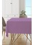 Lila Sade Masa Örtüsü Tay Tüyü Kadife Leke Tutmaz Yıkanabilir Dokuma Kumaş Düz Tek Renk MSO013 1