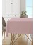 Pudra Sade Masa Örtüsü Tay Tüyü Kadife Leke Tutmaz Yıkanabilir Dokuma Kumaş Düz Tek Renk MSO006 1