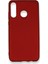 Huawei P30 Lite Kılıf Ultra Elastik Silikon Rubber Premier Bordo 1