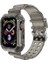 Apple Watch Edition 3 38MM Uyumlu Kordon Çerçeve Korumalı Transparan Saat Kordonu 38/K27--SIYAH 1