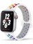 Apple Watch Nike 3 38MM Uyumlu Kordon Rex Antialerjik Spor Saat Kordonu 38/DISK02--GÖKKUŞAĞI 1
