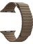 Apsuwa Apple Watch Nike 3 38MM Uyumlu Kordon Loop Deri Mıknatıslı Saat Kordonu 38/K09--KAHVERENGI 1