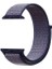 Apple Watch Nike+ 4 44MM Uyumlu Kordon Cırtcırt Kumaş Saat Kordonu 44/K03--LACIVERT 1
