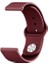 Bix Watch+ Sw-02 Uyumlu Kordon Lüx Silikon Saat Kordonu Kayış 20/K11-MÜRDÜM 1