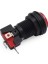 33MM 12V Işıklı Oyun Makinesi Butonu - Kırmızı 2