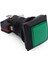 33MM 12V Kare Işıklı Oyun Makinesi Butonu - Yeşil 1