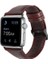Apsuwa Apple Watch 5 44MM Uyumlu Kordon Luxury Leather Hakiki Deri Saat Kordonu 44/zlu--Mor 1