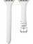 Apple Watch 3 38MM Uyumlu Kordon Thin Deri Saat Kordonu 38/K28--BEYAZ 1