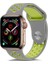Apple Watch Sport 38MM Uyumlu Kordon Rex Antialerjik Spor Saat Kordonu 38/K02--GRI-SARI 1