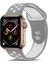 Apple Watch 3 38MM Uyumlu Kordon Rex Antialerjik Spor Saat Kordonu 38/K02--GRI-BEYAZ 1