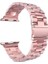 Apple Watch Nike 3 38MM Uyumlu Kordon Metal Paslanmaz Çelik Saat Kordonu 38/K04--ROSE Gold 1