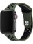Apple Watch Nike 3 38MM Uyumlu Kordon Rex Antialerjik Spor Saat Kordonu 38/DISK02--YEŞIL-SIYAH 1