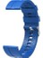 Fossil Gen 5 Julianna Hr Uyumlu Kordon Labyrinth Silikon Saat Kordonu 22/K23--MAVI 1