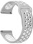 Honor Watch Gs Pro Uyumlu Kordon Delikli Çift Renk Saat Kordonu 22K02--GRI-BEYAZ 1