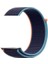 Honor Watch Gs Pro Uyumlu Kordon Cırtcırt Kumaş Saat Kordonu 22/K03--MAVI 1