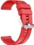 Honor Watch Gs Pro Uyumlu Kordon Labyrinth Silikon Saat Kordonu 22/K23--KIRMIZI 1