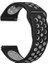 Apsuwa Huawei Watch Gt 2 42MM Uyumlu Kordon Delikli Çift Renk Saat Kordonu 20K02-SIYAH-GRI 1